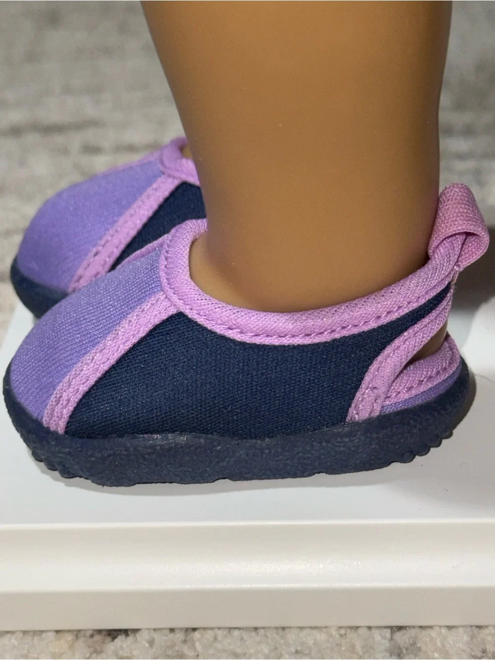 American girl purple water shoes